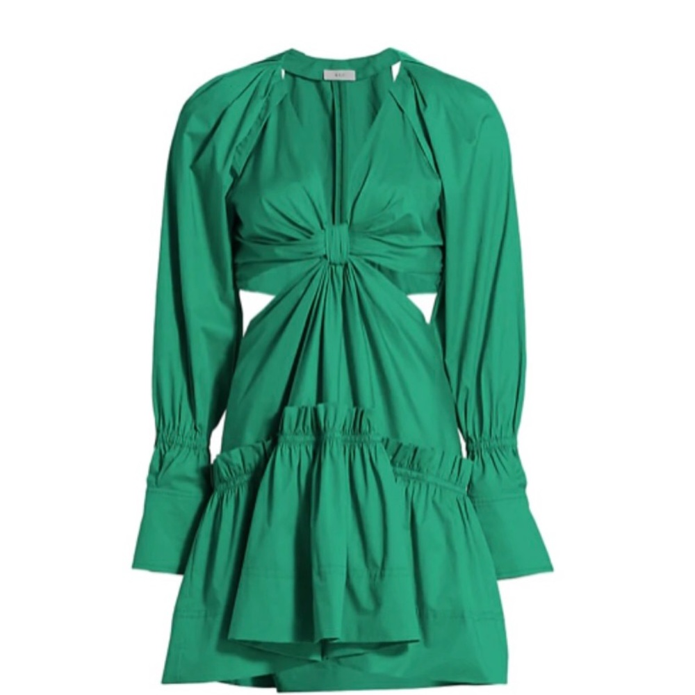 ALC Alexa Cut-Out Poplin Mini Dress